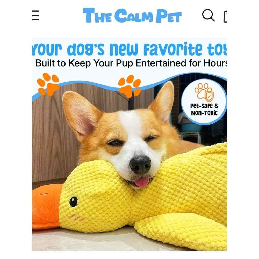 The Calm Pet Ultimate Tough Toy Bundle Set Of 3 Squeeker Calming Tough Dog Toys